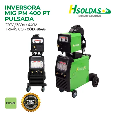 INVERSORA MIG PM 400 PT PULSADA