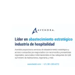 Líder en servicios de abastecimiento estratégico en la industria de hospitalidad