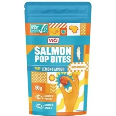 VIČI Salmon Pop Bites Lemon Flavor