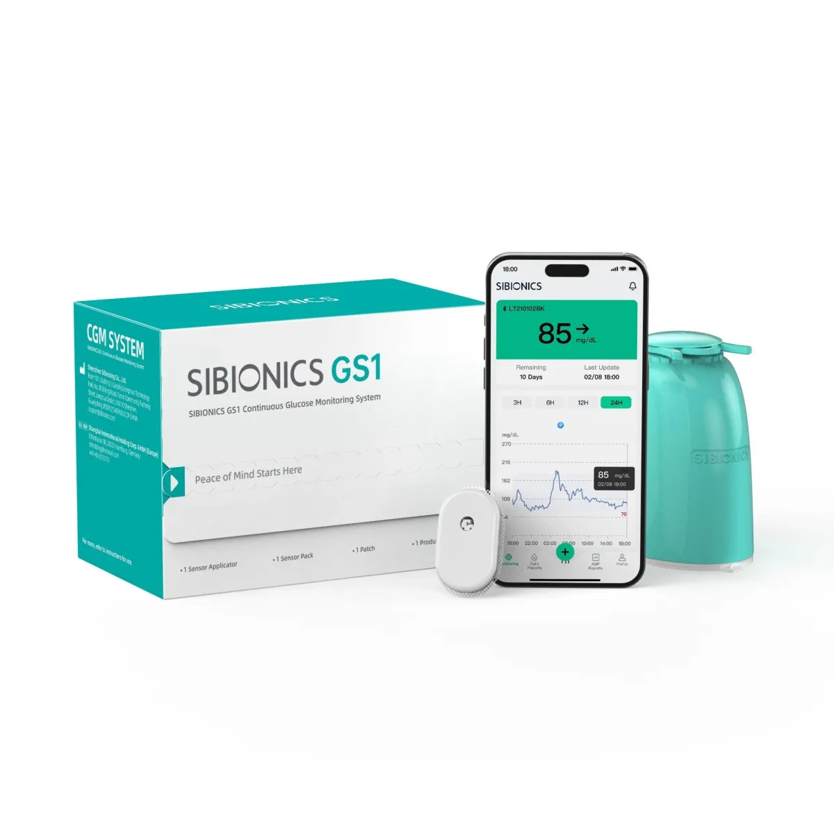 SIBIONICS GS1 CGM SYSTEM