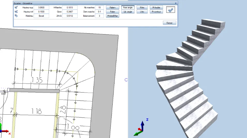 Allplan 2023: Staircase modelling use case