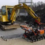 Garra Implemento Multi6 para pavimentação de intertravados paver