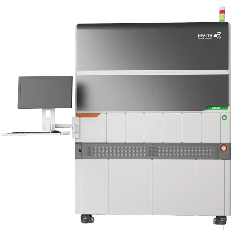 X4800 qPCR All-In-One Platform (real-time molecular testing solution, automated molecular diagnostics analyzer, Automated and Integrated PCR-based Nucleic Acid Testing System)