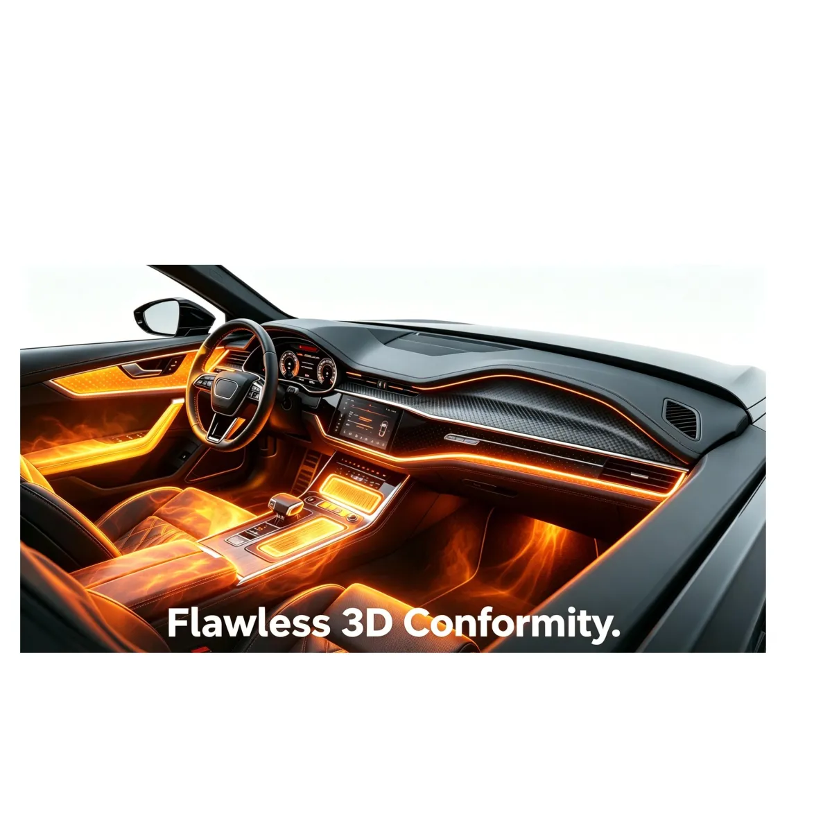 Automotive Electronics Flexible Surface Heating Powered by Printed & Textile Heating Films