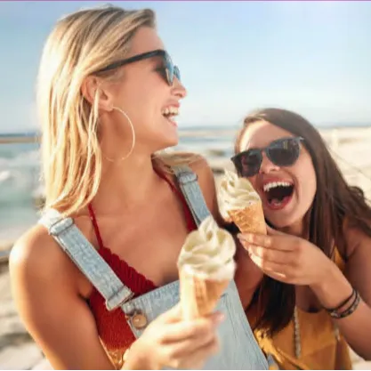 Skyr Ice Cream with TOPPICS® V310