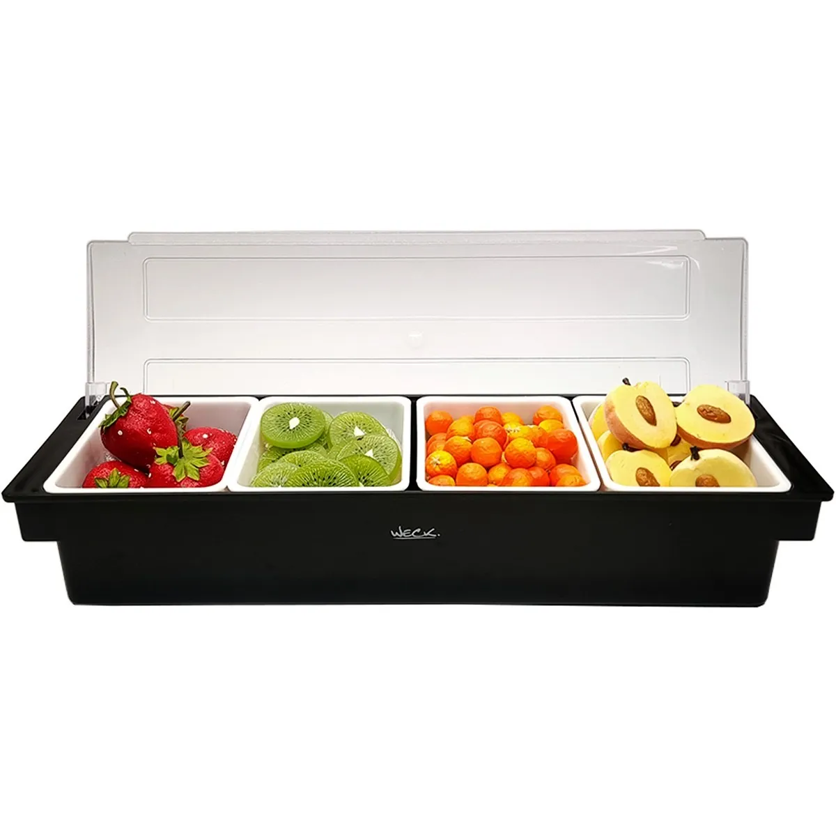 Porta Condimentos Profissional c/ 4 divisórias Weck