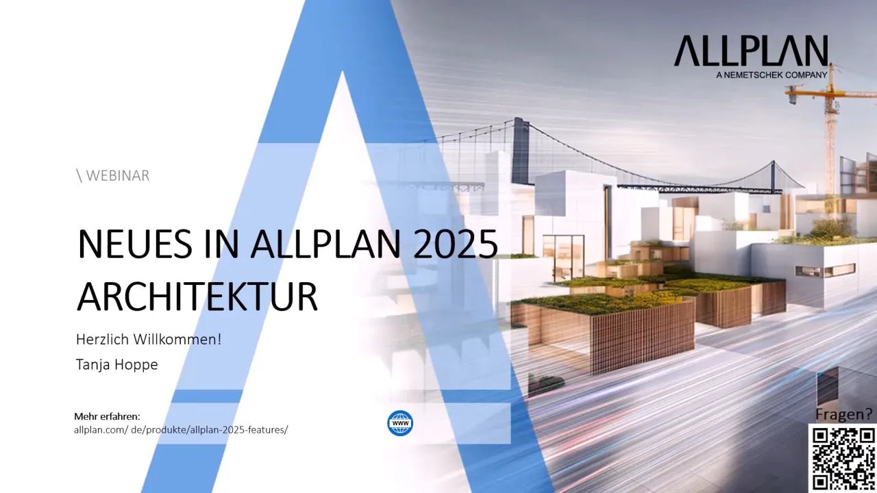 New in ALLPLAN 2025 for architects
