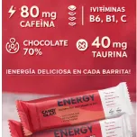 Gummy Energy Bar with 70% Cocoa Dark Chocolate Coating