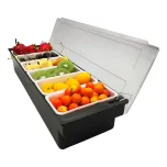 Porta Condimentos Profissional c/ 6 divisórias Weck