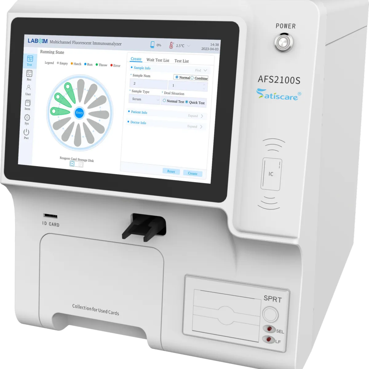 Multichannel Fluorescent Immunoanalyzer AFS2100S