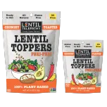 Crunchy Toasted Lentil Snacks and Salad Toppers