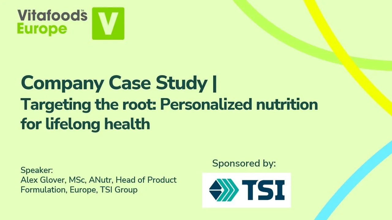 Company Case Study | Targeting the root: Personalized nutrition for lifelong health