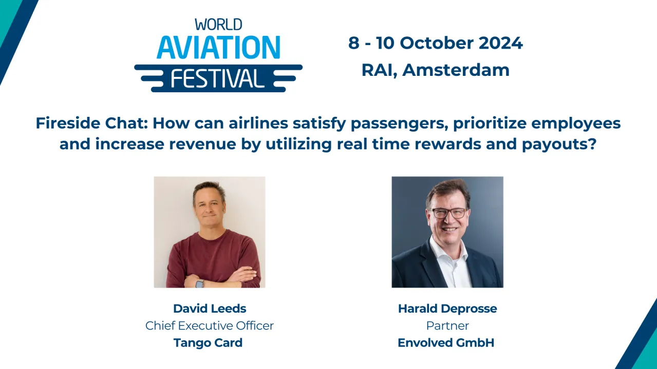 Fireside Chat: How can airlines satisfy passengers, prioritize employees and increase revenue by utilizing real time rewards and payouts?