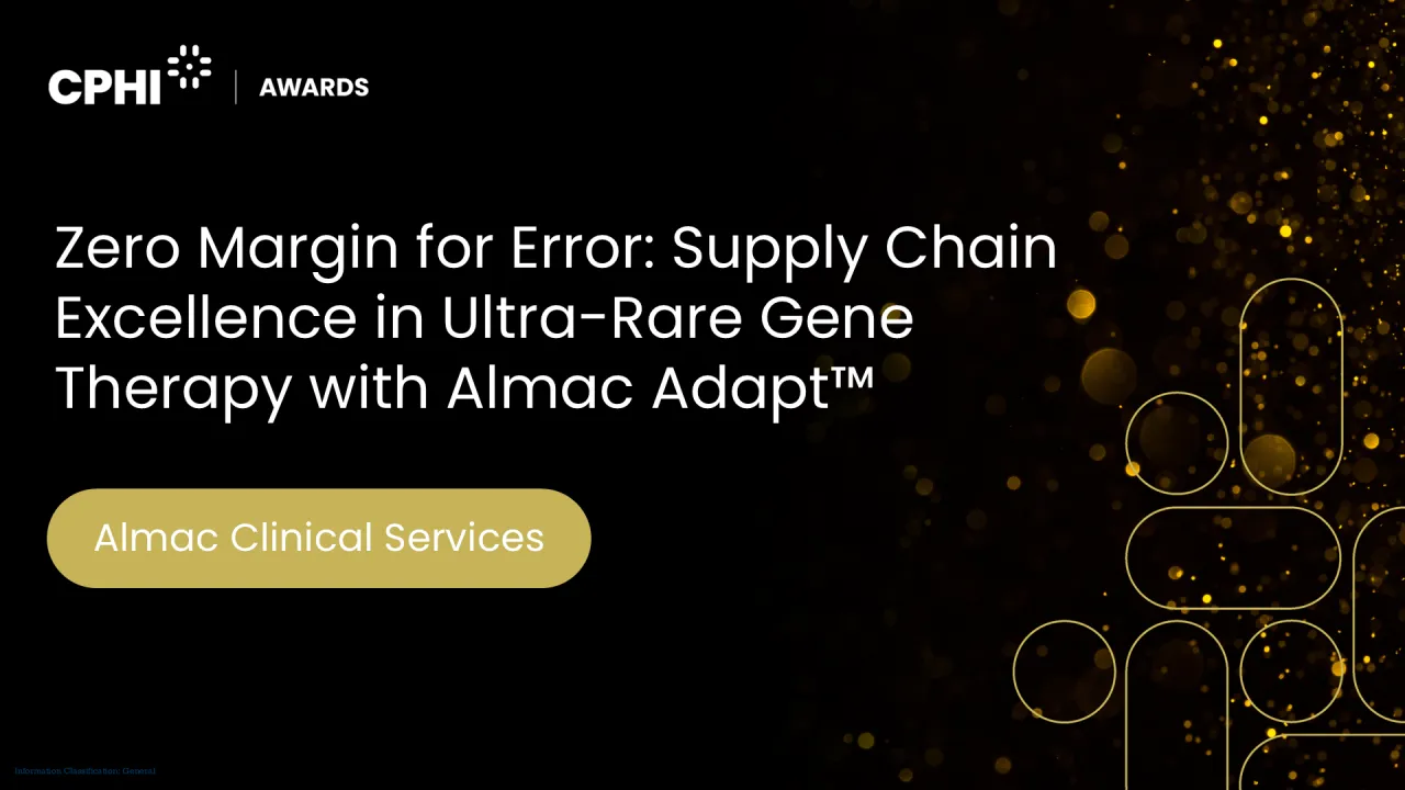 Zero Margin for Error: Supply Chain Excellence in Ultra-Rare Gene Therapy with Almac Adapt™