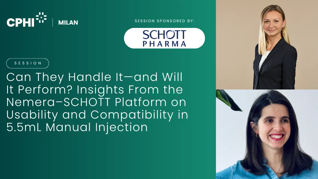 Can They Handle It—and Will It Perform? Insights From the Nemera–SCHOTT Platform on Usability and Compatibility in 5.5mL Manual Injection