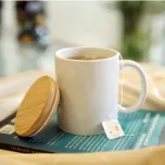 Tampas de Bambu Para Caneca