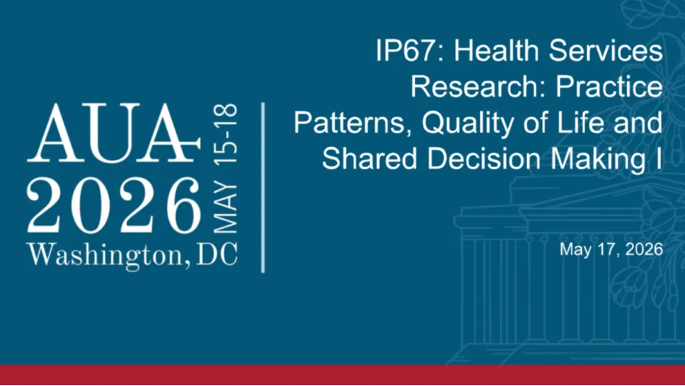 IP67: Health Services Research: Practice Patterns, Quality of Life and Shared Decision Making I