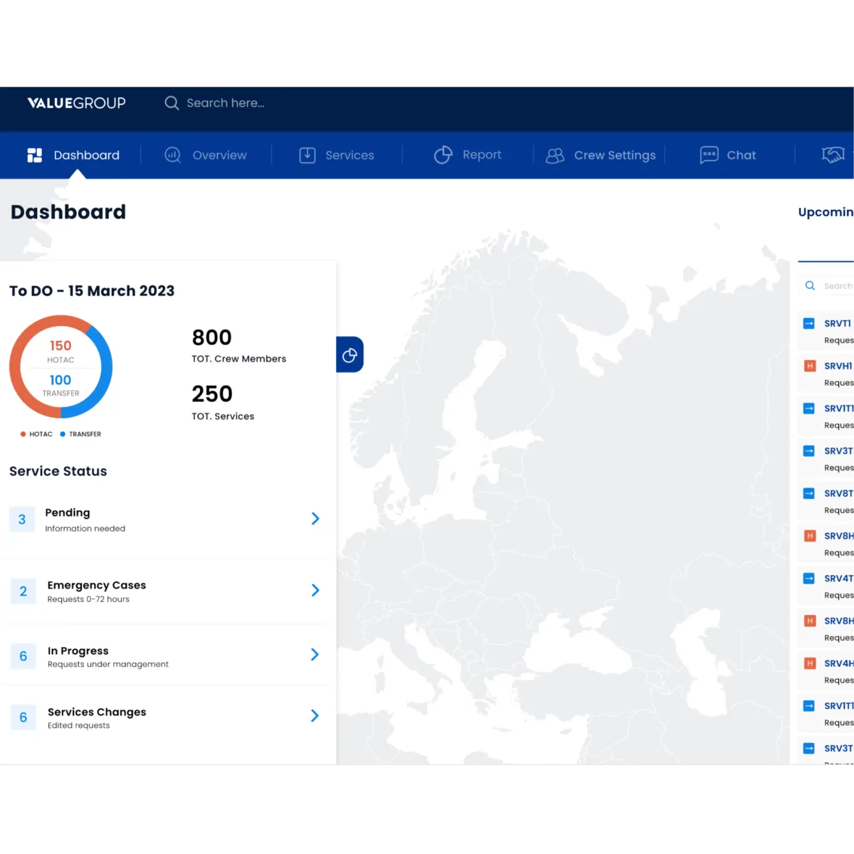 MAVRK - Integrated crew management
