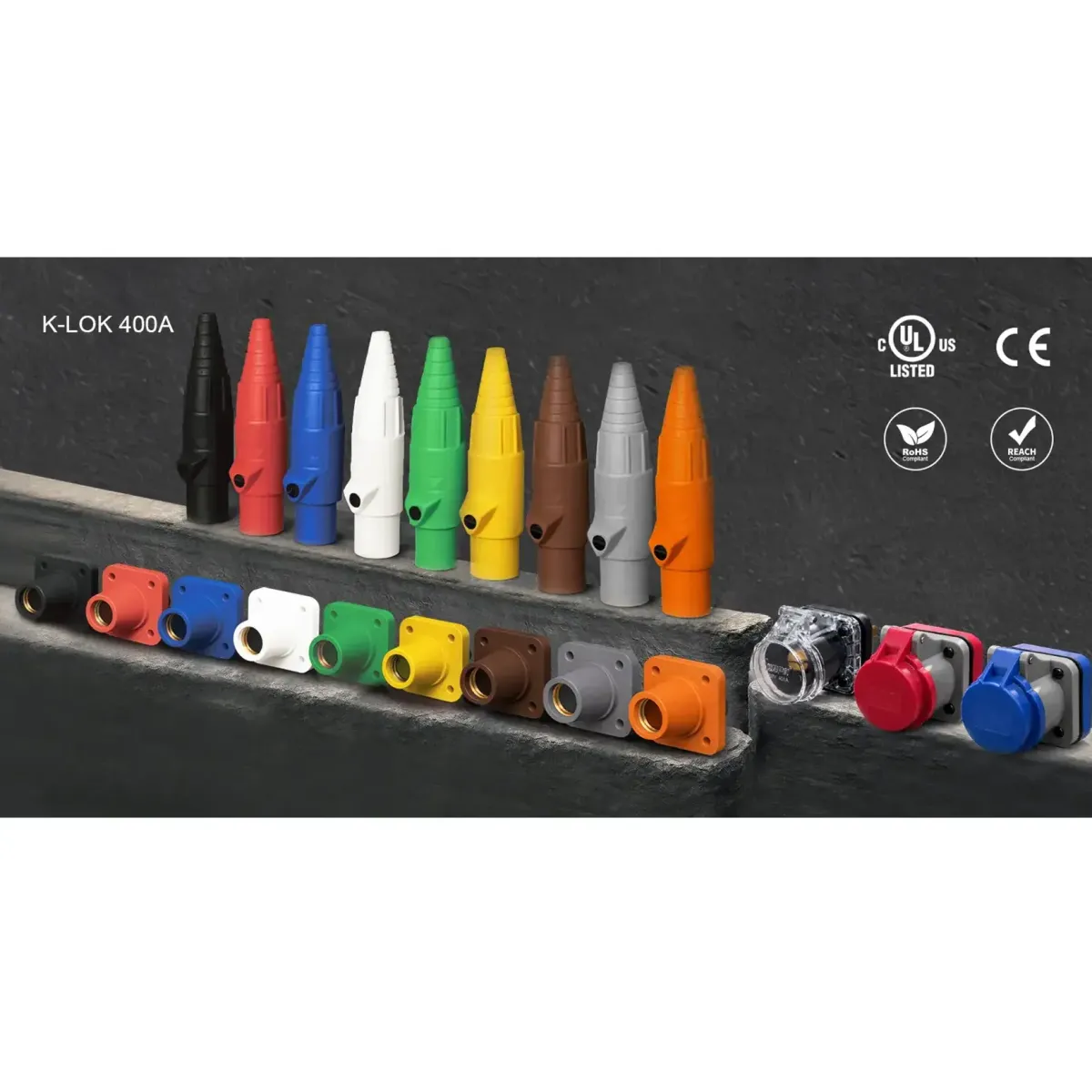 K-LOK 400A Single Pole Connector