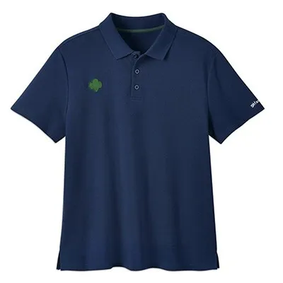 Navy Trefoil Polo Shirt