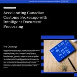 Accelerating Canadian Customs Brokerage with IDP