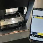 Wireless dot peen marking machine controlled by smartphone- Buddy