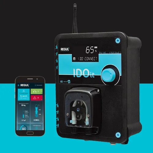 IDOit CONNECT - Latest generation salt electrolyser + Remote surveillance of the pool