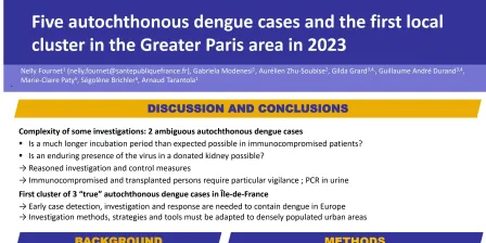 3c - Five autochthonous dengue cases and the first local transmission in the Paris region in 2023