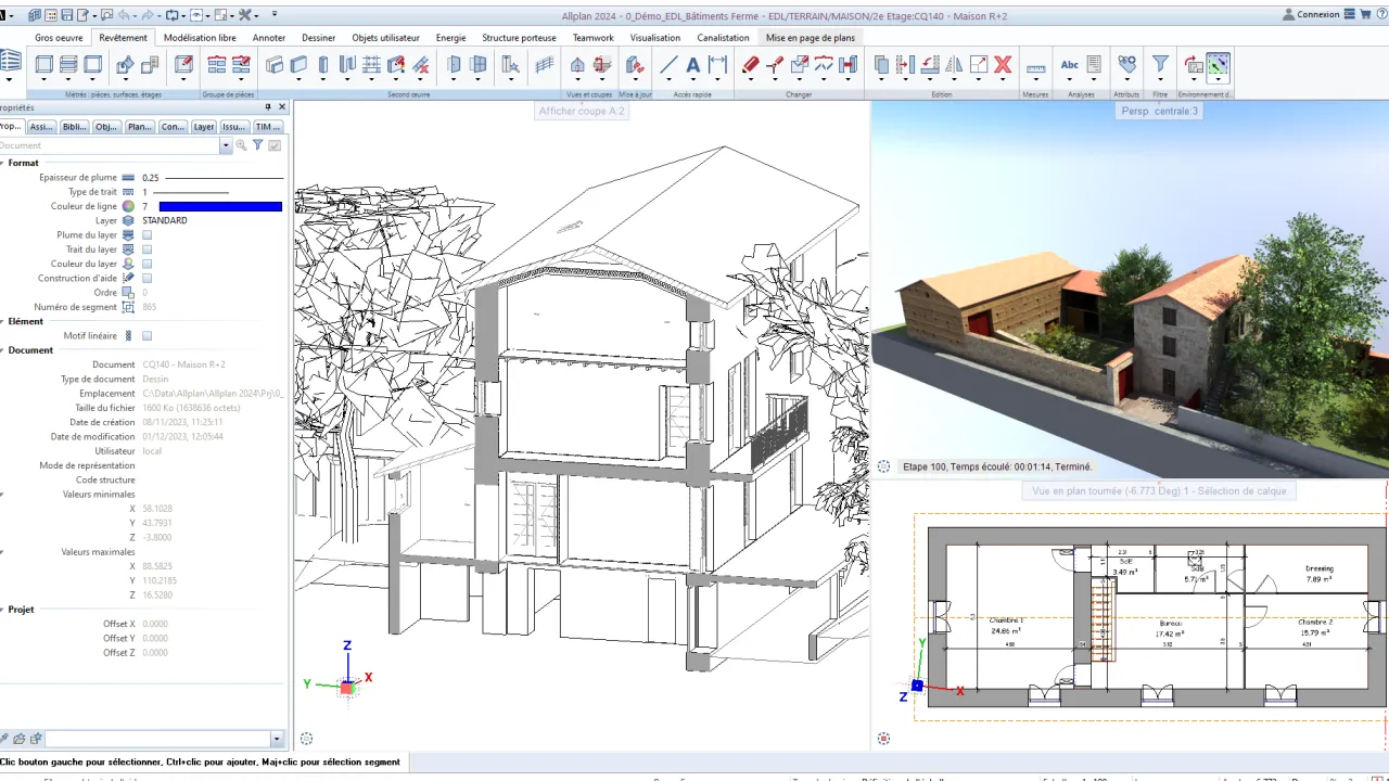 Practical exploration of architectural renovation with Allplan 2024