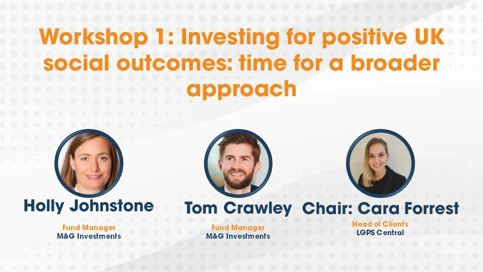 Investing for positive UK social outcomes: time for a broader approach