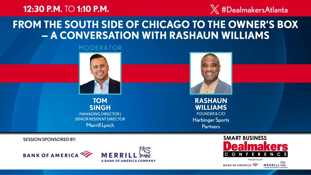 From the South Side of Chicago to the Owner’s Box — A Conversation with Rashaun Williams