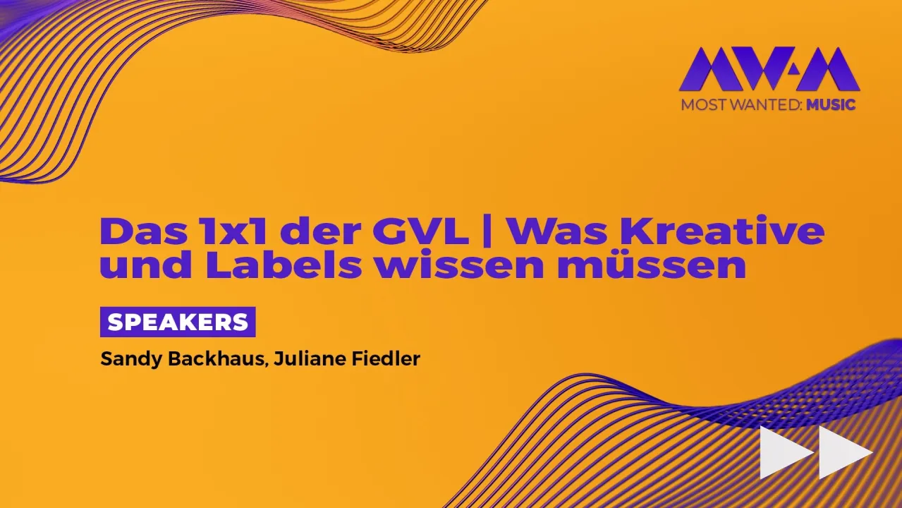 Das 1x1 der GVL | Was Kreative und Labels wissen müssen