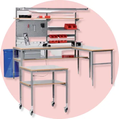 Postes de travail ergonomiques réglables