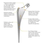 VarioLoc Hip Stems (HA Coating, TPS Coating, Short stem, Cemented Stem) and modular stem for revision