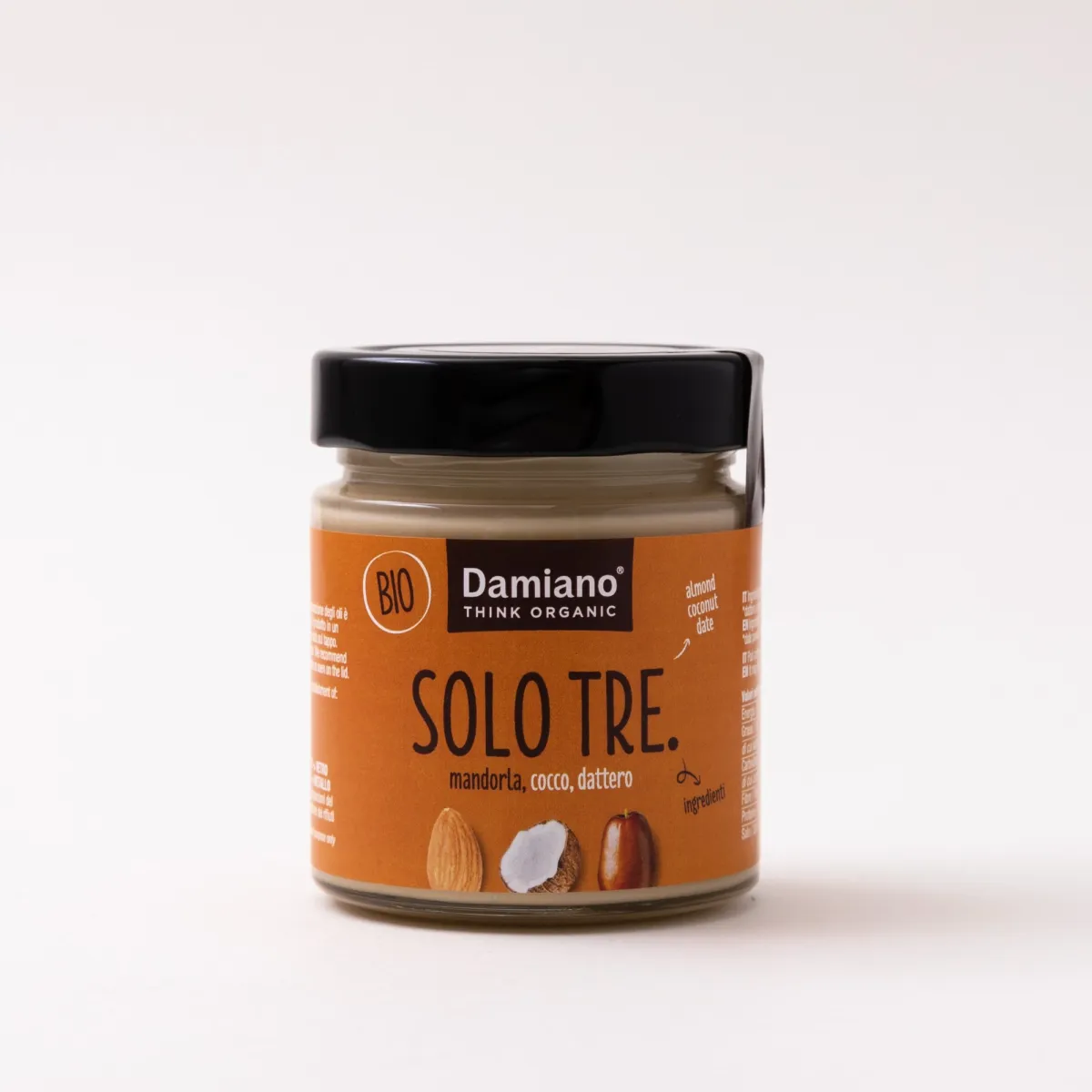 Solo Tre: mandorla, cocco, dattero - crunchy