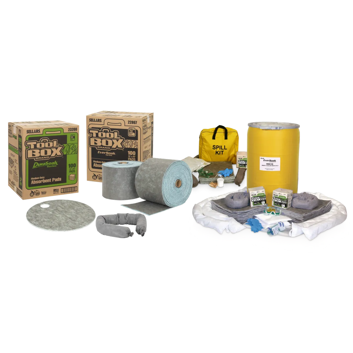 TOOLBOX® SORBENTS & SPILL KITS