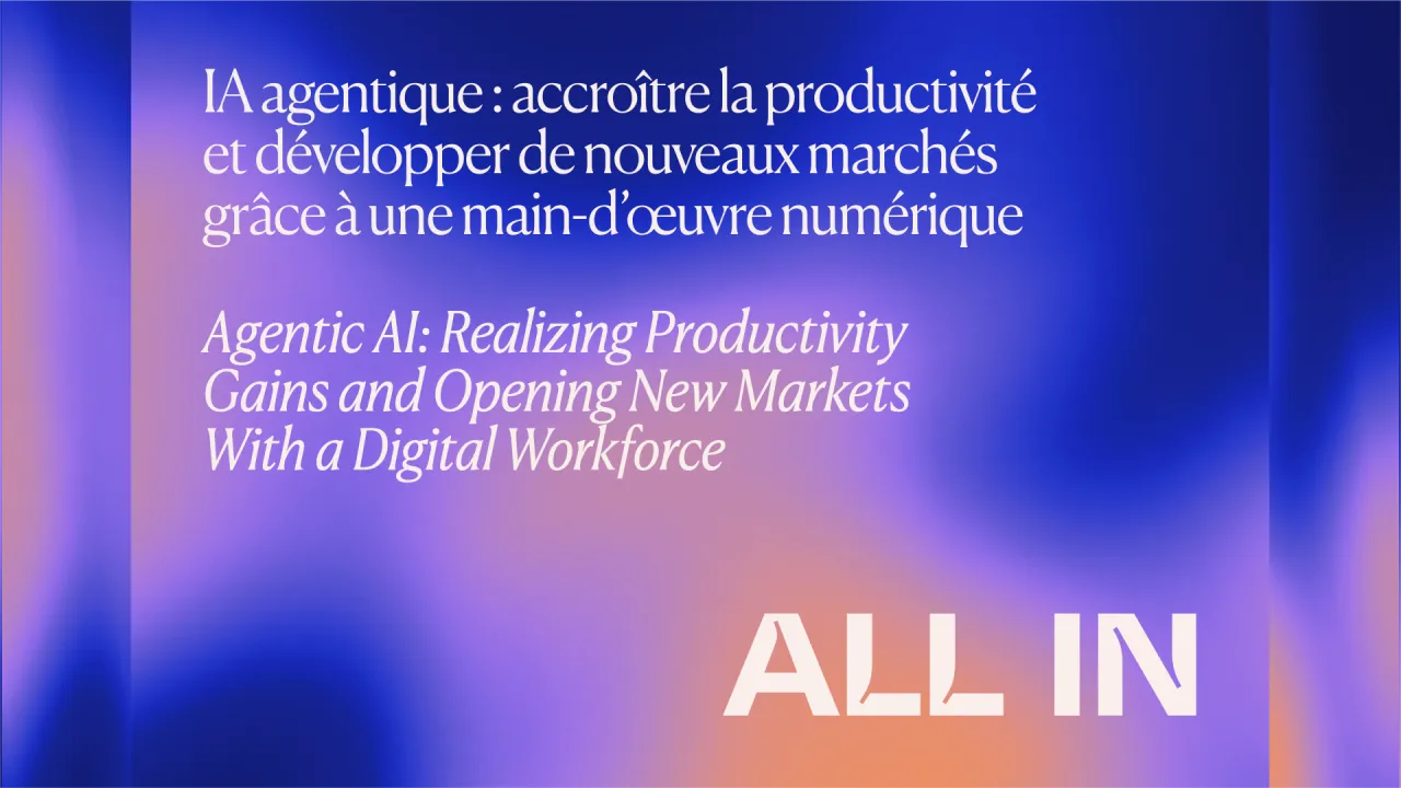 Agentic AI: Realizing Productivity Gains and Opening New Markets With a Digital Workforce