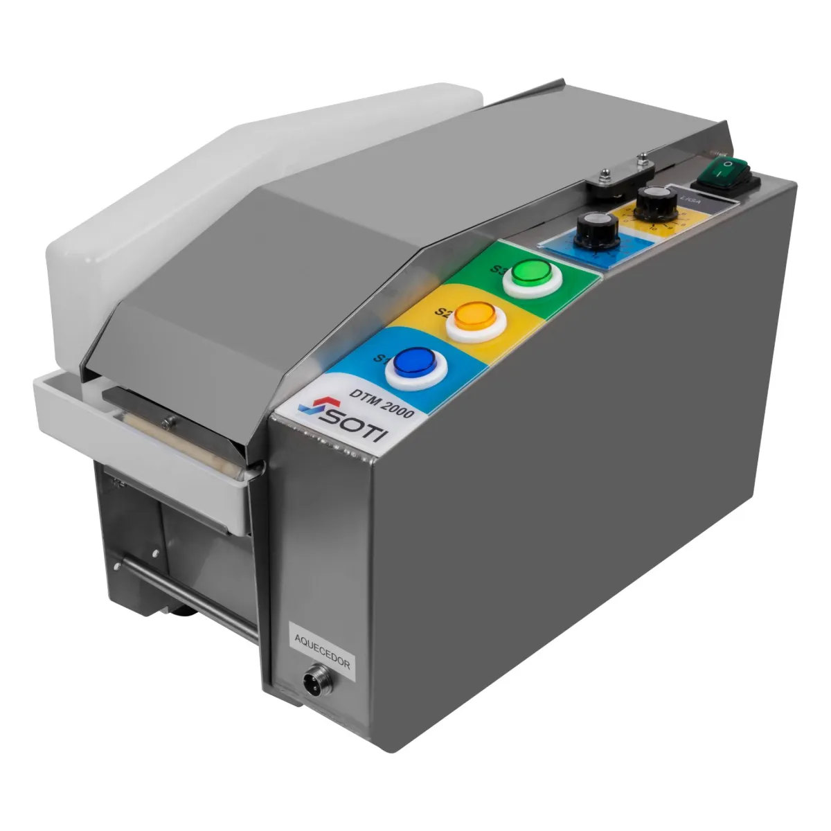 Aplicador Eletrônico de Fita Gomada DTM 2000 em Inox