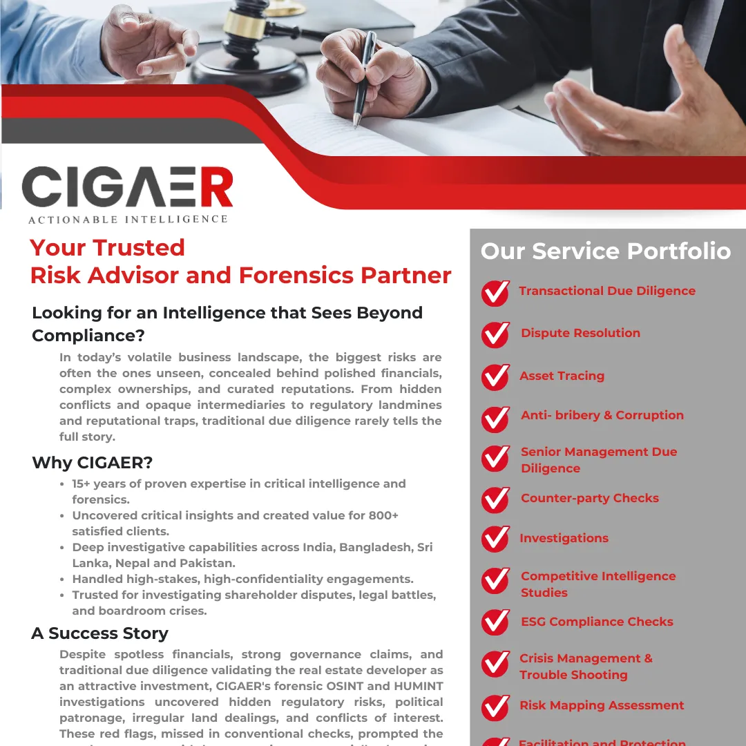CIGAER's Bouquet of Services