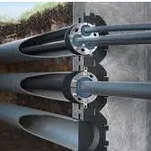 Mechanical sealing systems for cable and pipe penetrations