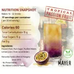 Mayer Premium Tropical Passion Fruit Syrup / Cordial