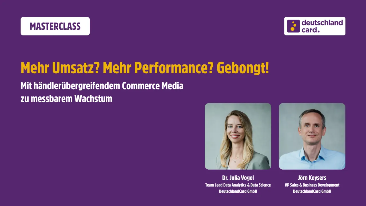 Mehr Umsatz? Bessere Performance? Gebongt! Mit händlerübergreifendem Commerce Media zu messbarem Wachstum