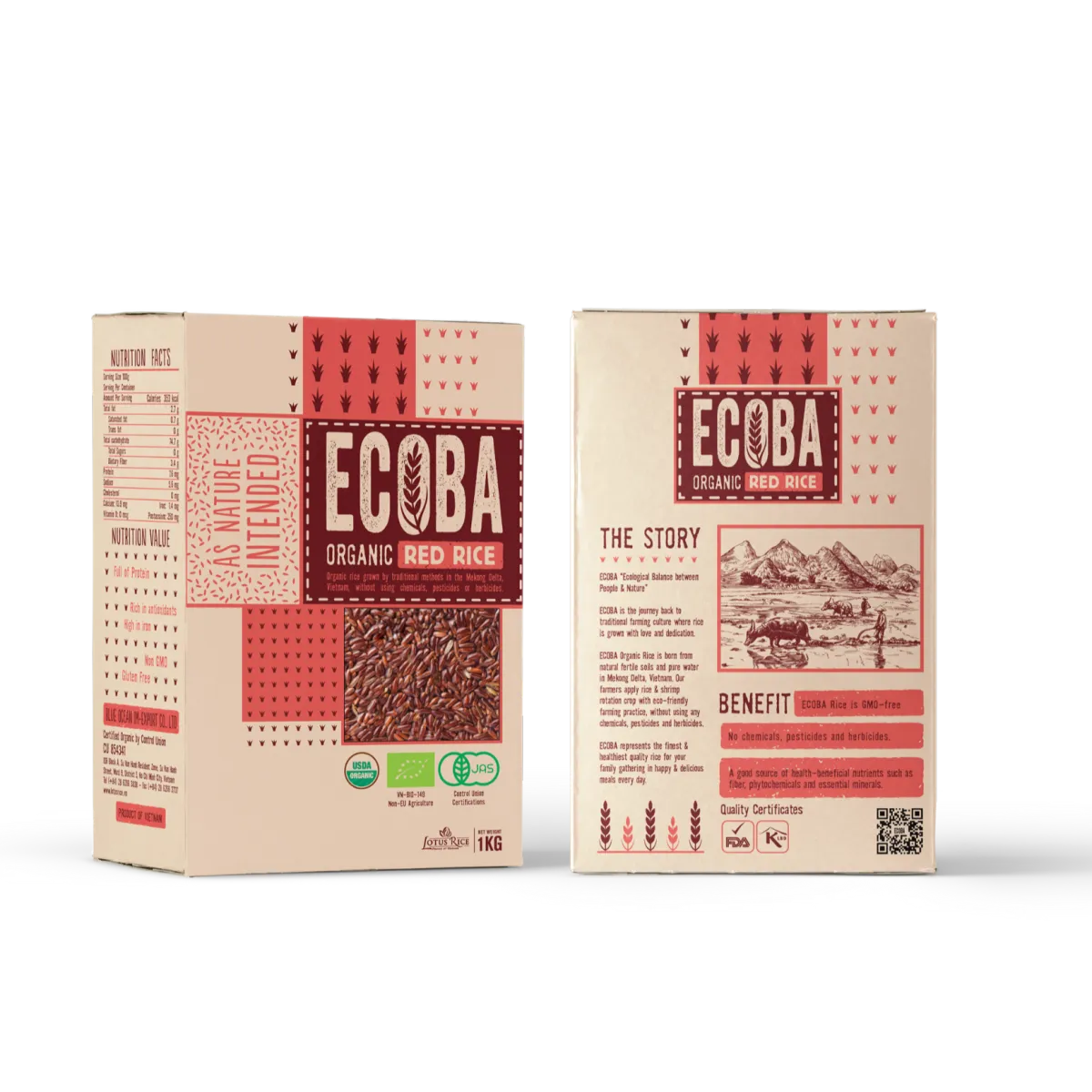 ECOBA Organic Red Rice