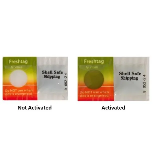 Freshtag Shell Safe Shipping label