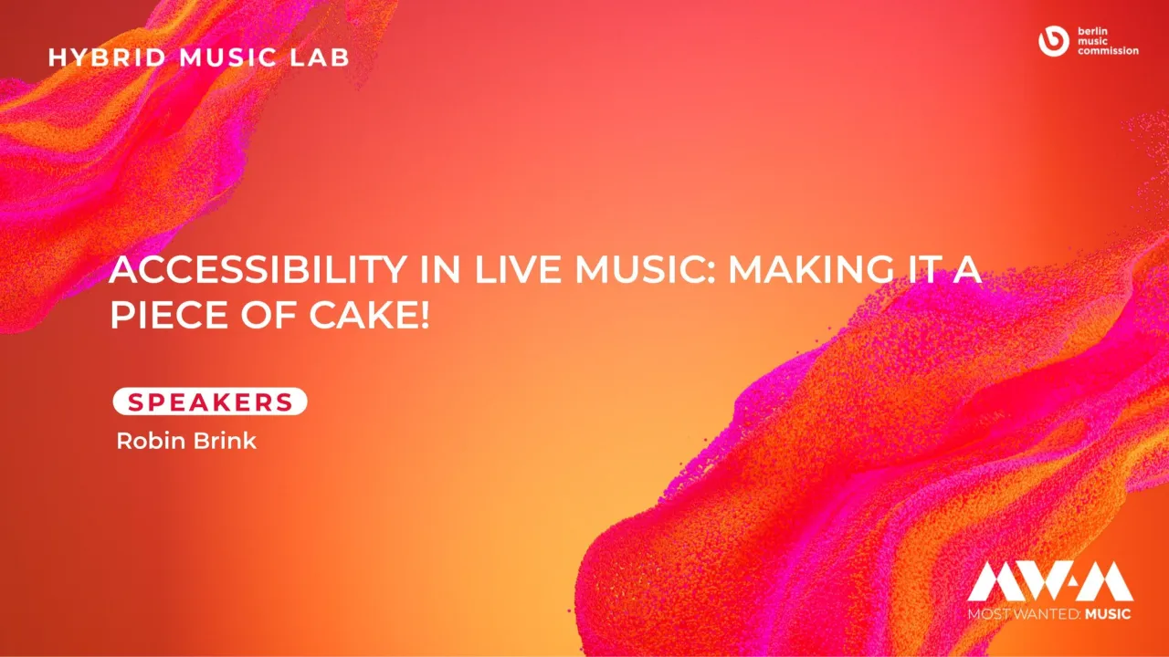 Accessibility In Live Music: Making it a Piece of Cake!