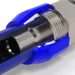 Liquid cooling connectors and dry-break quick-disconnect couplings