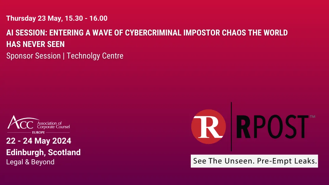 AI Session: Entering a Wave of Cybercriminal Impostor Chaos the World has Never Seen
