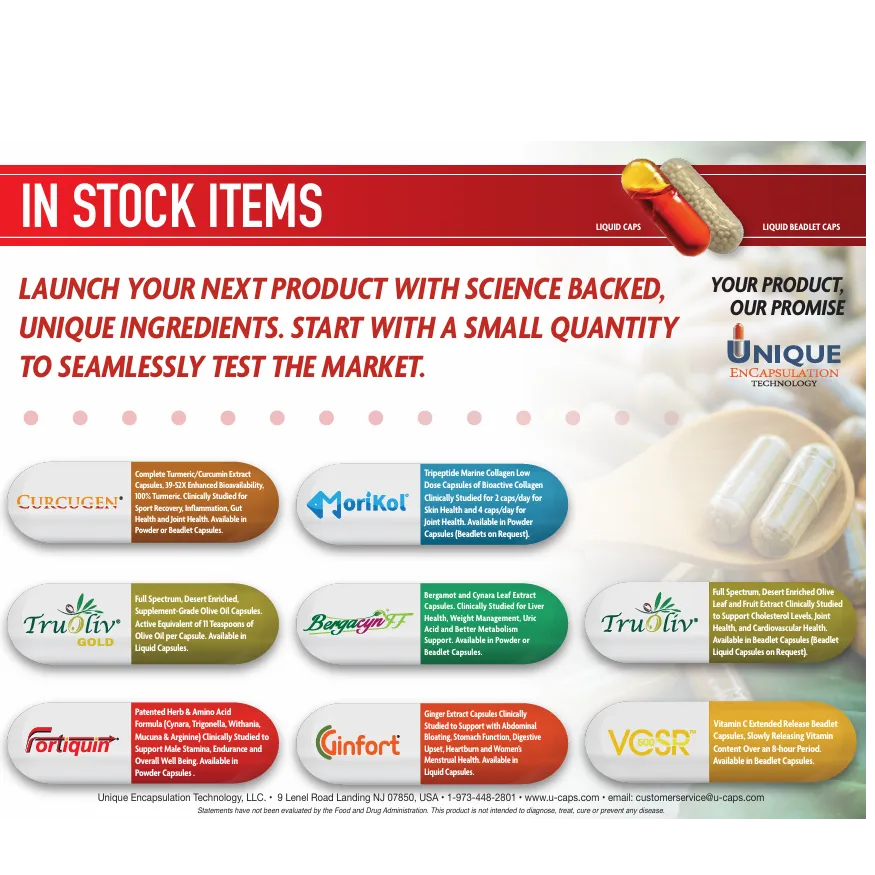 Clinically Researched Inventory Capsules