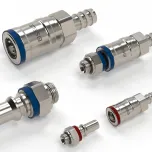 Liquid cooling connectors and dry-break quick-disconnect couplings