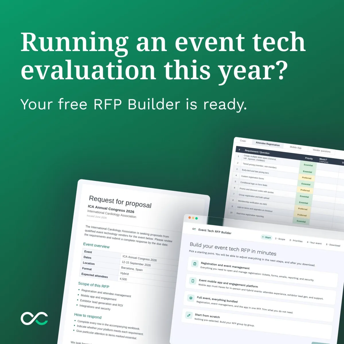 Build your event tech RFP in minutes